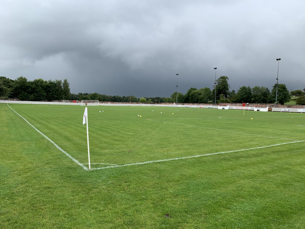 BeakerTAFC's tweet image. Dennyfield at 2pm. Which way is that Black cloud going?!