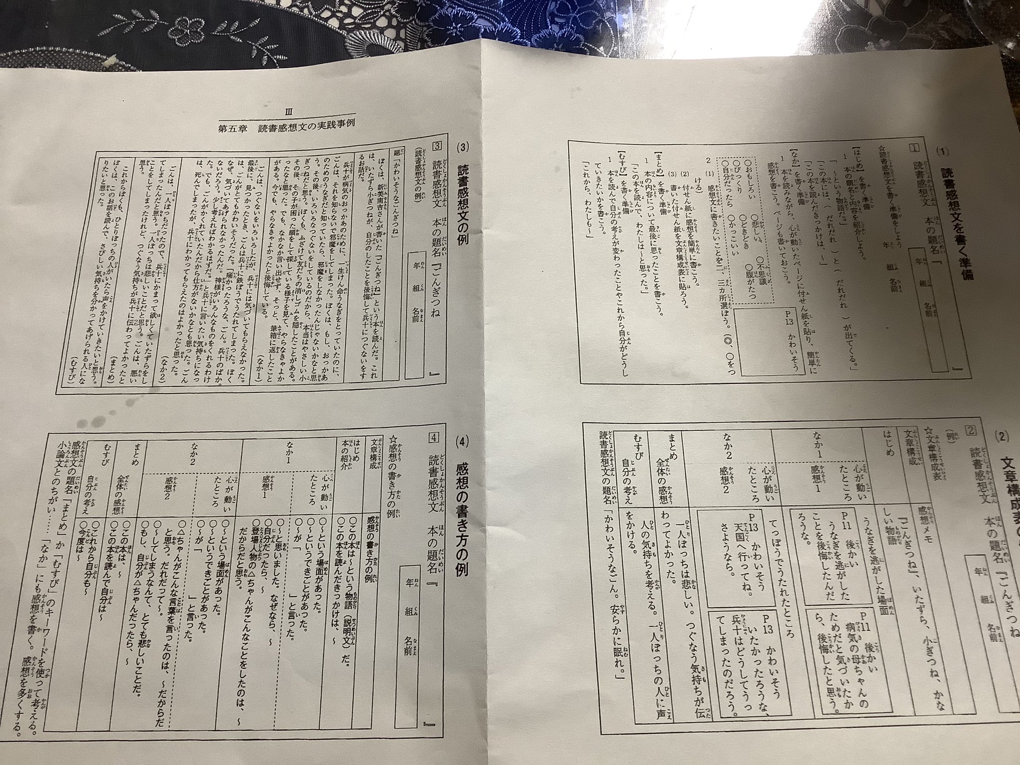 かじめ焼き 上の娘が なんで感想文なんて書かなきゃいけないの とか学生時代の自分のような事を言い出したので 本を読んで内容を理解しているか 話の山場などの要点をピックアップできるかどうかの読解力を見るため だから学校から貰った感想文の