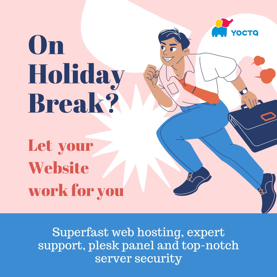 YoctaOfficial's tweet photo. Let your website work for you even when you are on a holiday break.
#hostingoffers #hosting #sharedhosting #cheaphosting #webhostings #vps #secure #hostingcompany #Indiandatacenter #Yocta #India #webhosting #reseller #resellerhosting
https://t.co/6h8iecBFNw https://t.co/jhTRIppiUm