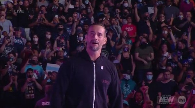 realpunkfan's tweet photo. after 7 long Years waiting over finally CM Punk back onto the pro wrestling ring , biggest suprise I have ever witnessed in my life period
@CMPunk #CMPunk #cmpunkday #CMPunkisAllElite #CMPunkweek #cmpunkaew #cmpunkisback #CMPunkReturns #CultOfPersonality #AEWRampage https://t.co/9BOv4Rh85V
