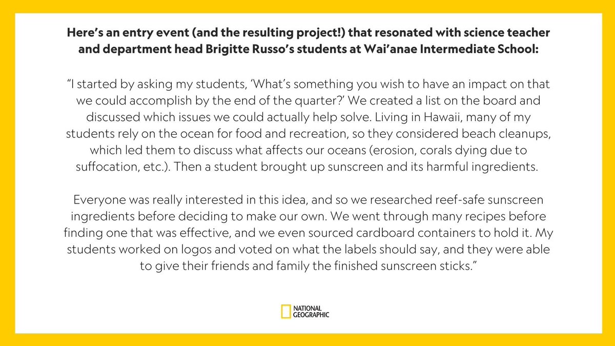 NatGeoEducation's tweet photo. Share it with your fellow educators here!
And learn more about the Geo-Inquiry Process by taking our course. 3/3 https://t.co/84owAaNAQA https://t.co/0EEFwUXcqM
