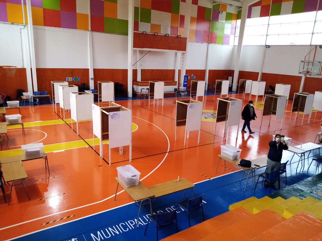 Fortín Sotomayor de #Arica listo y equipado para ir a votar! Recuerden que hoy votamos por #PaulaNarvaez presidenta!