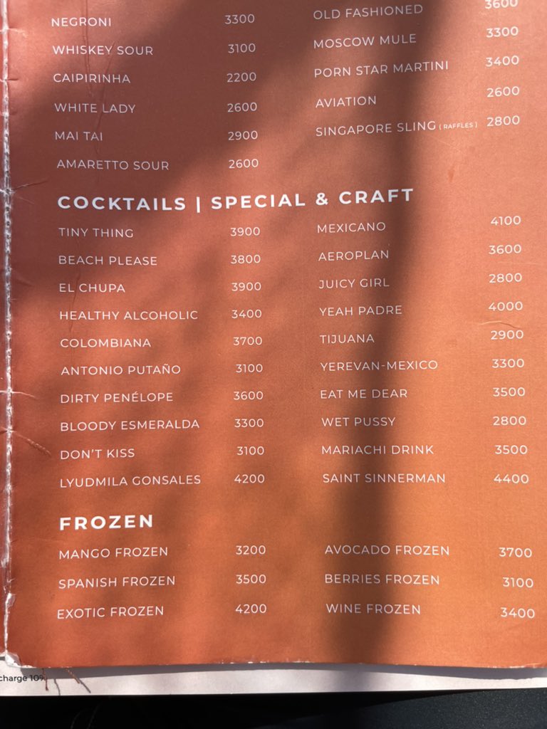 Menu raising far more questions than it answers