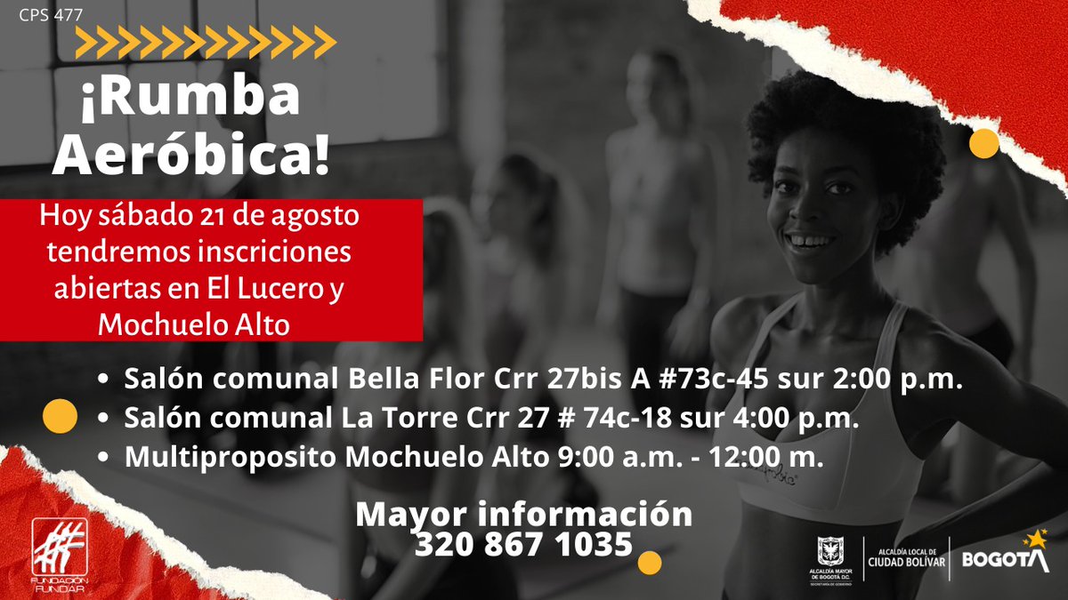 ALCBolivar's tweet photo. 📍 Salón comunal Bella Flor Crr 27bis A #73c-45 sur 2:00 p.m.
📍Salón comunal La Torre Crr 27 # 74c-18 sur 4:00 p.m.
📍Multiproposito Mochuelo Alto 9:00 a.m. - 12:00 m. https://t.co/VAURUNTD29
