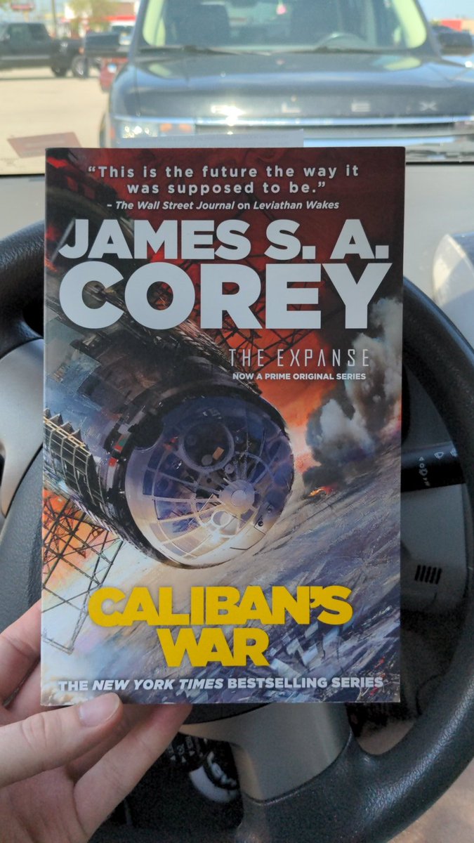 techdev5521's tweet image. The Expanse books by James Corey are great. Amazon taking a week to ship a book is not. Barnes and Noble is cool.