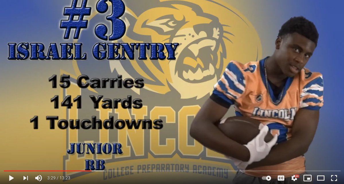 A car accident ended Israel Gentry's football career with the Lincoln Tigers, but he wasn't going to let it stop him from graduating from high school. Check out this video from Convocation about how hard work helped Israel rise above: ow.ly/YIic50FVdcK