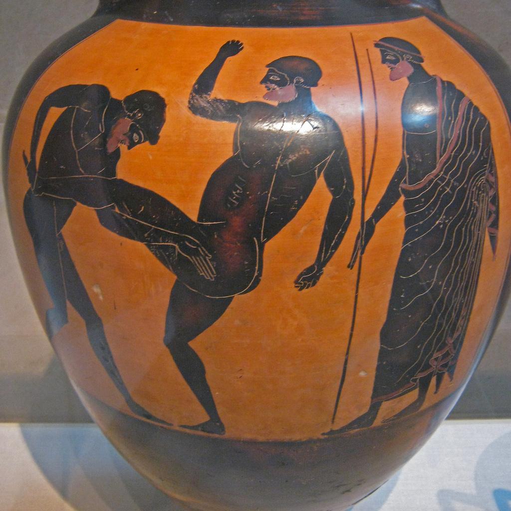 RealPreCinema's tweet photo. c. 550–525 B.C.
GREEK VASES - MOTION IN ART
Combined motion & story-telling has been depicted in almost every kind of art. One perfect example are these ancient Greek vases of the #BerlinPainter, who lived in Athens in the early fifth century B.C. https://t.co/Z0CB4JqvaS