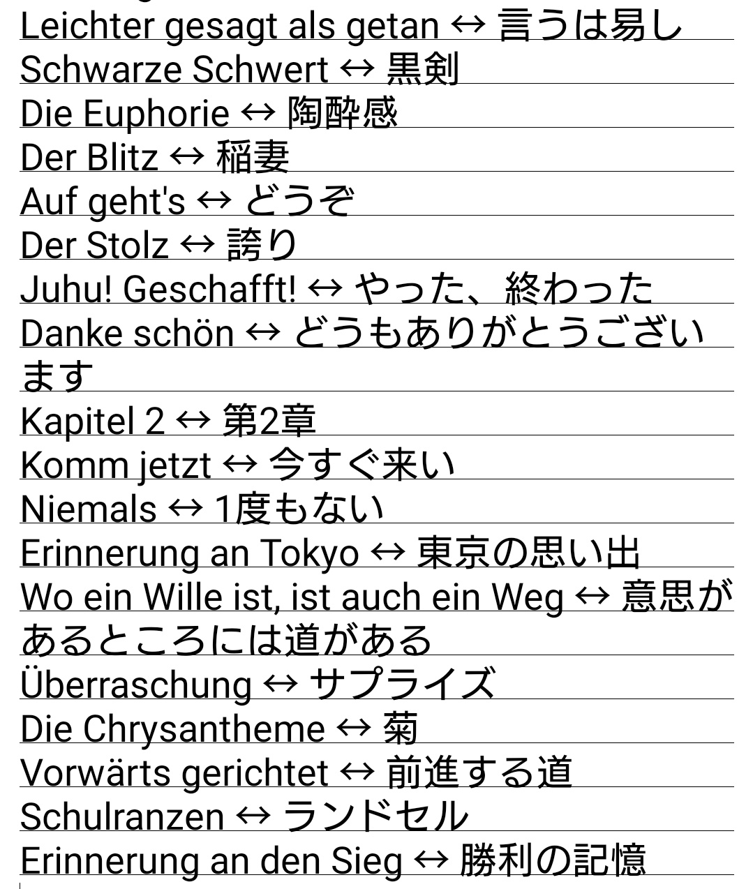 はるとう エイシンフラッシュ のドイツ語まとめました やっぱりドイツ語はかっこいい T Co 4kp0vclnqp Twitter