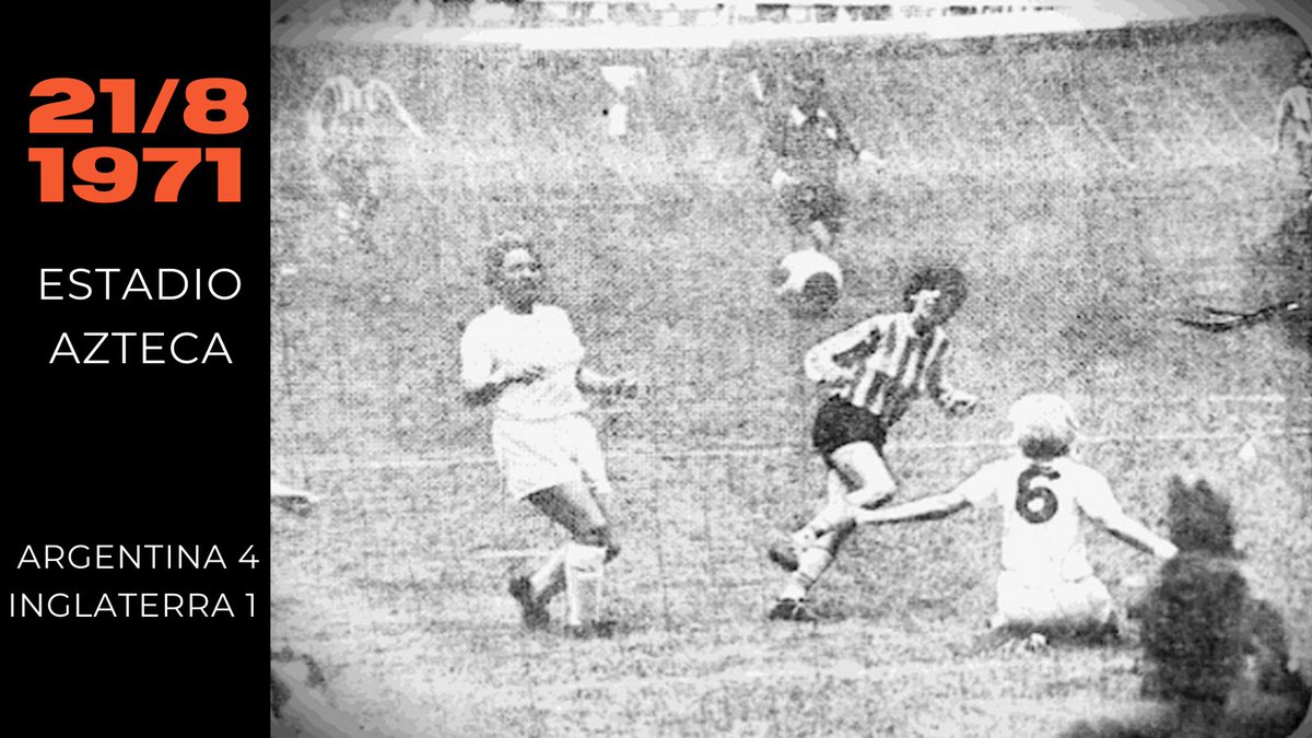 21/8/1971. ¿Sabías que la primera Selección argentina que le ganó a Inglaterra en un Mundial estuvo integrada por mujeres? Esta historia recién salió a la luz en los últimos años. A 50 años de aquella victoria histórica por 4-1, sale gran hilo escrito por la grosa <a href="/ayelenpujol/">Ayelén Pujol</a>!!