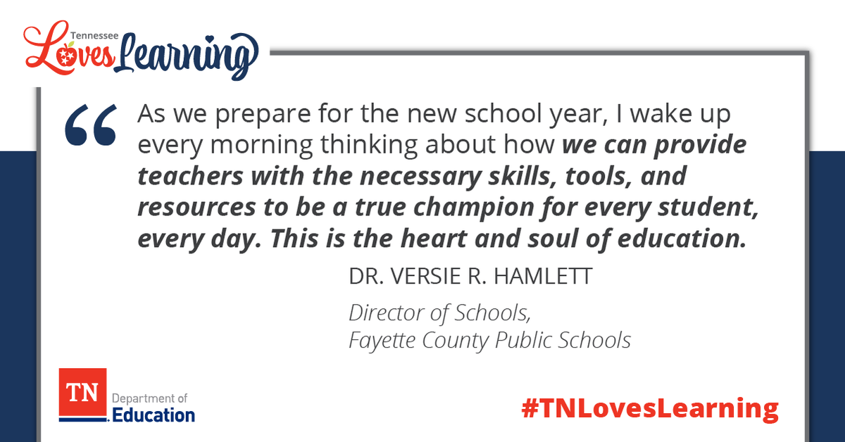 TN Dept of Education tweet media