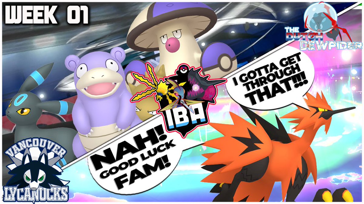 HIT FAST AND HARD vs. SLOW AND BULKY BABY!!!

Week 1 of IBA is finally here and its a long one, but a great one! Check out an amazing battle between <a href="/_Foxitor/">Foxitor</a> and I! Vancouver Lycanucks vs. The Dutch Dewpider, who do you think won? 

youtu.be/qwQqqRELaSM
