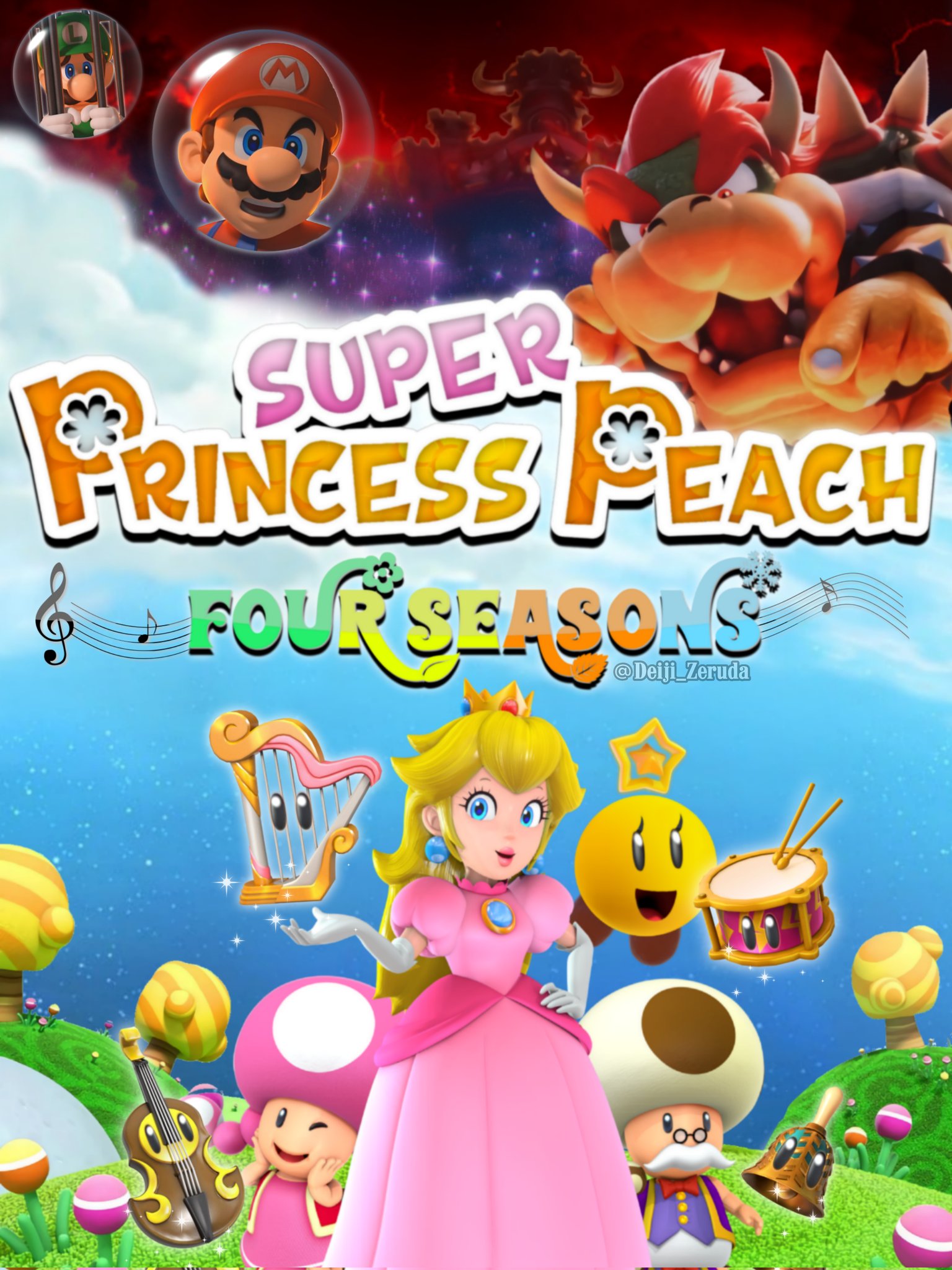 Super princess peach wii sale