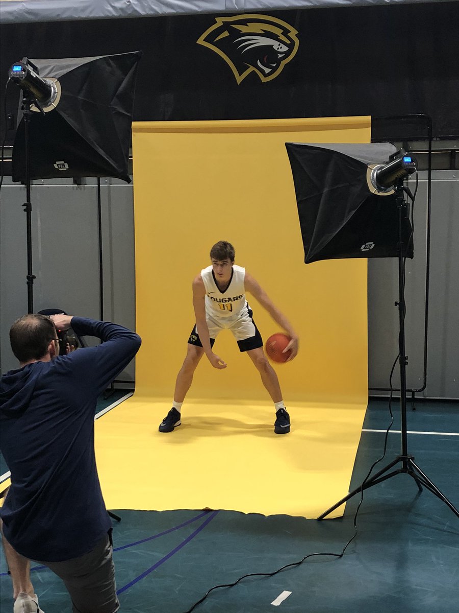 Behind the scenes on media day. These guys are looking good!