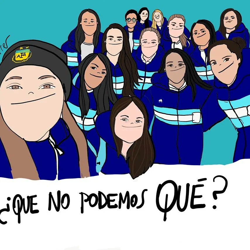 RoFerrerIlustra's tweet photo. -la desigualdad, violencia y discriminación estructural que sufren desde la niñez quienes quieren jugar al fútbol en un "mundo de y para varones" (aún hay niñas que no tienen dónde desarrollar su carrera una vez que cumplen 12 años) #dejenjugaraemma #dejenjugararenata https://t.co/pHYqHFxRUs