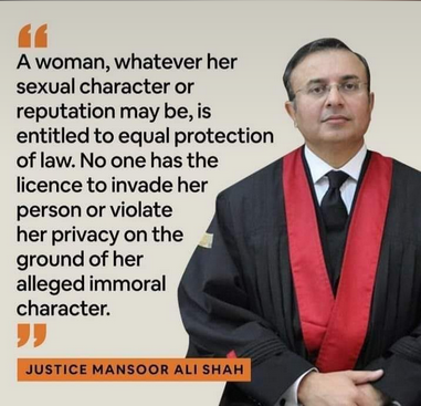 ziaimran's tweet photo. Thank you for saying that Justice Mansoor Ali Shah https://t.co/nrp7HuaLHl