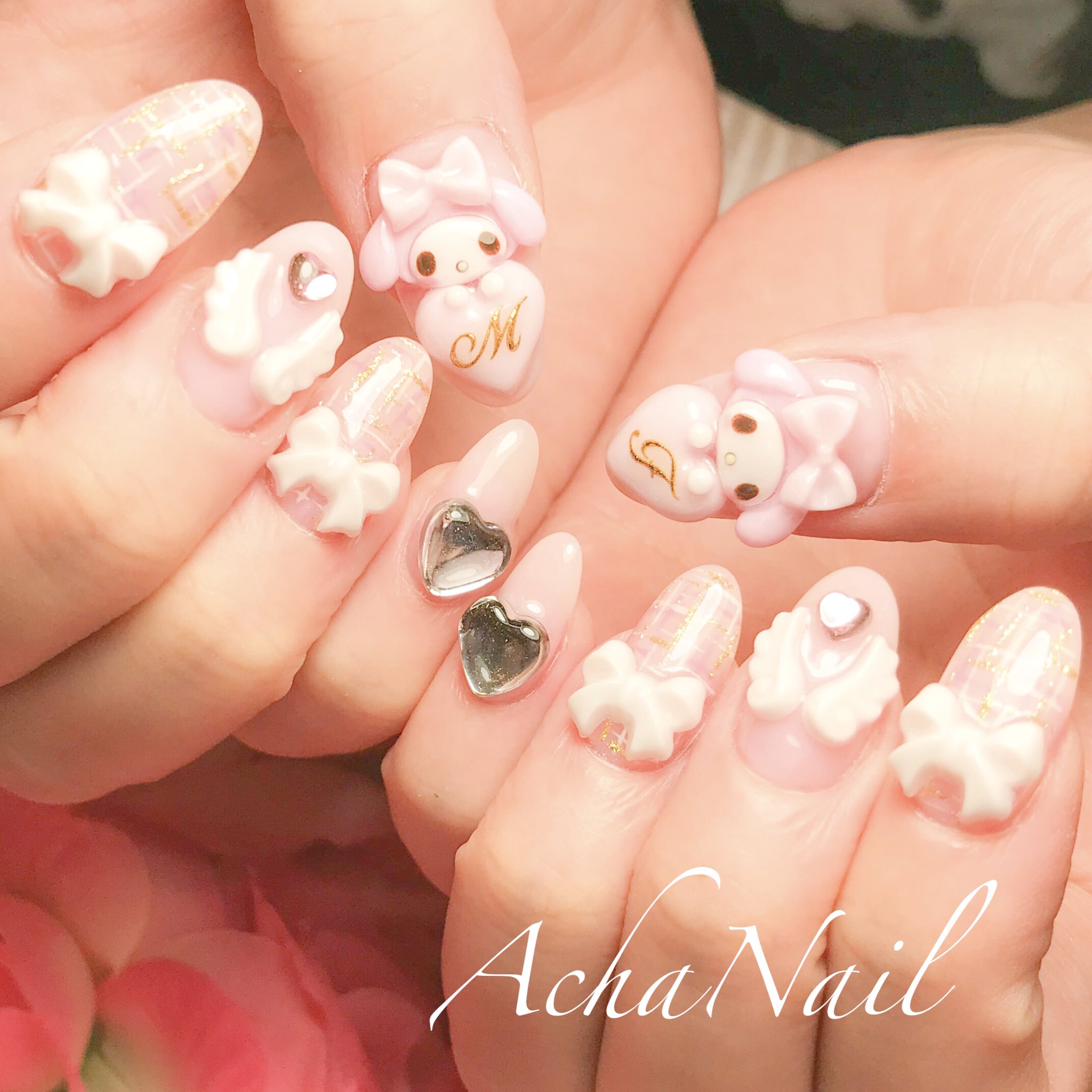 Sale????????マイメロディー ネイルチップ(pink yellow ver) stuff.liu.se