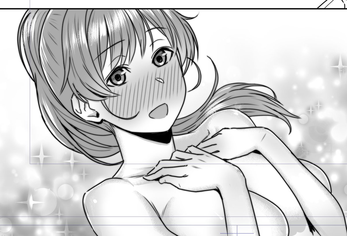 まだトーン貼ってる 