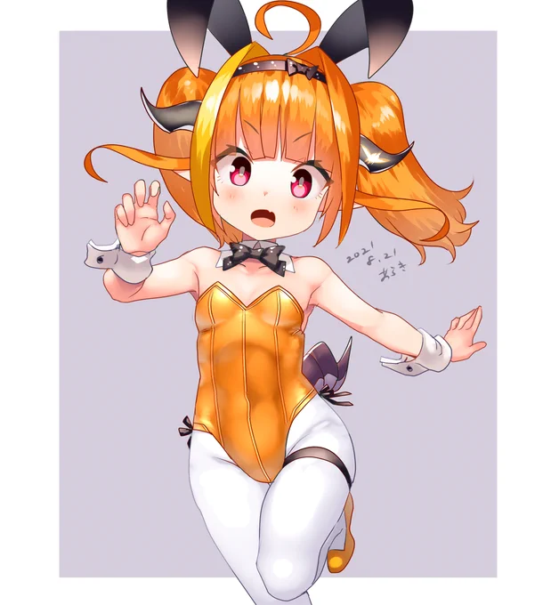 バニーロリ会長を描きのがすところだった====_( ˘ω˘ 」∠)_

 #みかじ絵 