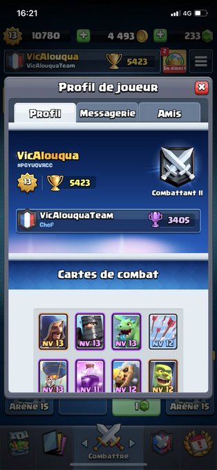 Notre clan recherche 3 personnes hyper active en GCD #ClashRoyale https://t.co/0ASLhT9Tpx<a href="/tag/clashroyale"class="tags"><span>#clashroyale</span></a>