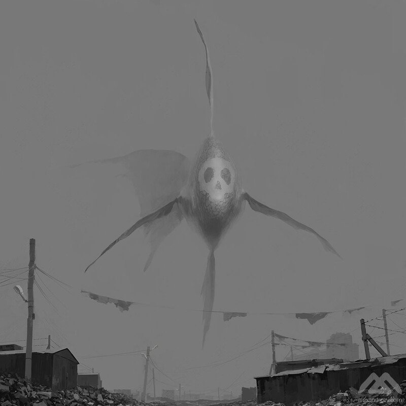 Illustrations de l'artiste russe, Alex Andreev.