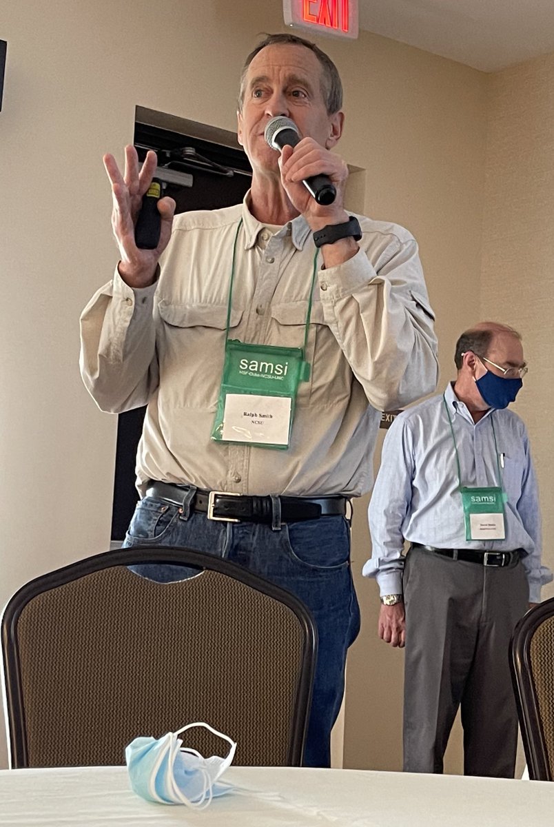 First up was Ralph Smith on UQ (which was not capitalised when SAMSI was born).