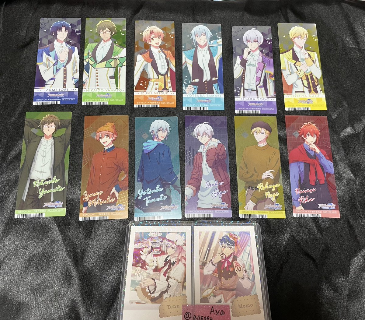 [交換]アイナナ ぱしゃこれ 7弾 特典 クリアしおり

譲✩︎⡱ぱしゃこれ 龍之介.壮五.陸.千.三月.ナギ
    クリアしおり 一織.大和.三月.環.壮五.ナギ.陸

求✩︎⡱ぱしゃこれ.クリアしおり  百.天

箔押しは箔押し同士
郵送交換希望
検索からでもお気軽にお声掛けください