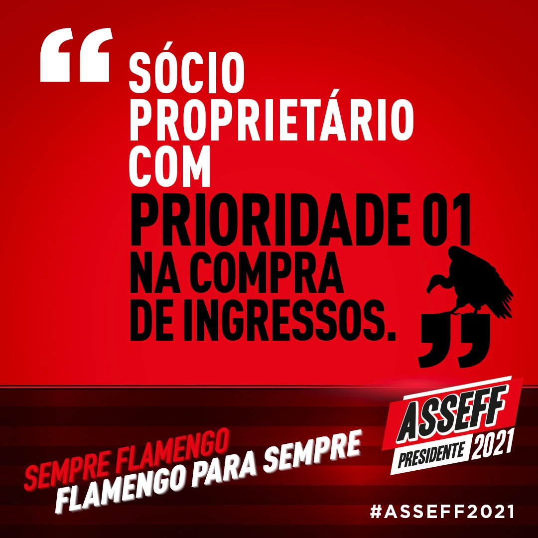 AsseffMarco's tweet photo. O Programa de Sócio Torcedor não pode ser conflitante com o quadro associativo do clube.
Por isso, todo sócio do clube será automaticamente Sócio Torcedor. E a prioridade na compra de ingressos será dos sócios proprietários.
#Asseff2021 #Flamengo #CRF #Mengo #eleicoesfla2021 https://t.co/H6OD3FnqNr