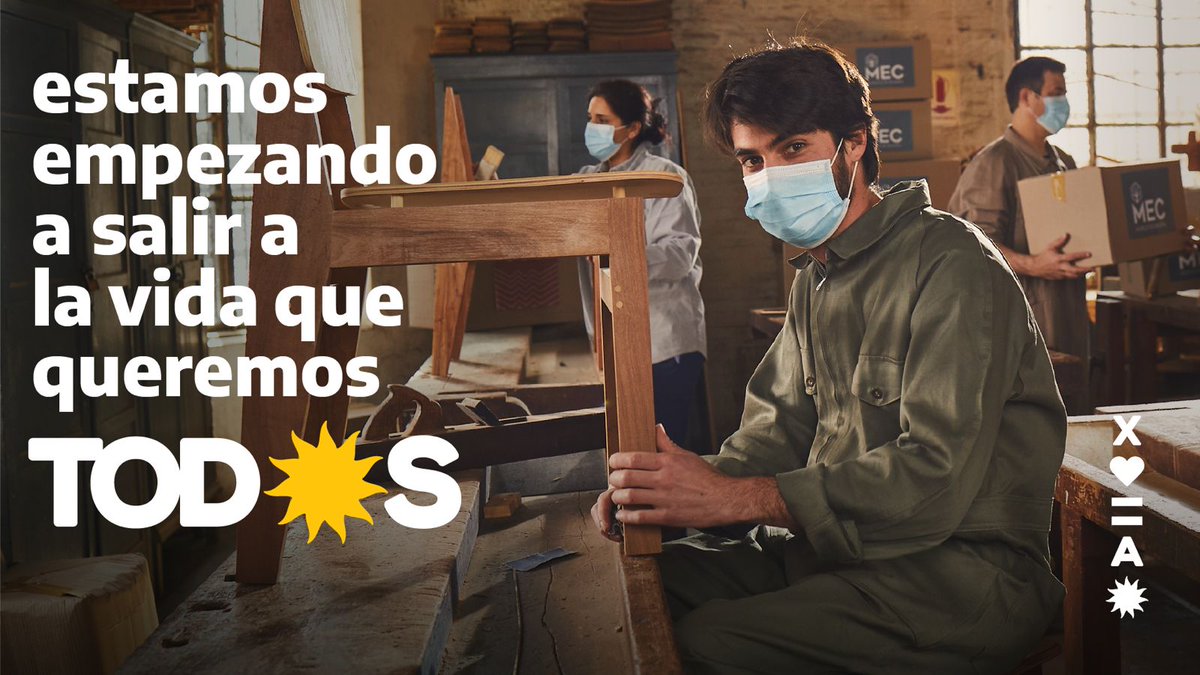 cesar_cabe's tweet photo. Estamos saliendo a estudiar, a trabajar, a ver a nuestra familia, a encontrarnos con amigos y compañeros. 

Estamos empezando a salir a la vida que queremos.

 #LaVidaQueQueremos https://t.co/ndm8B9yL7E