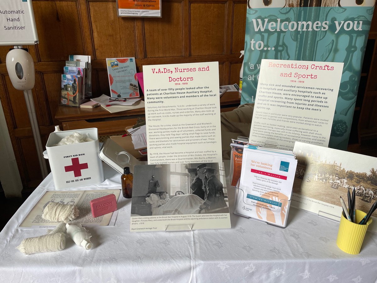 Come along and see us at  #RGTogether21 @CharltonHouseGW Learn about the House as a hospital and go on a tour.