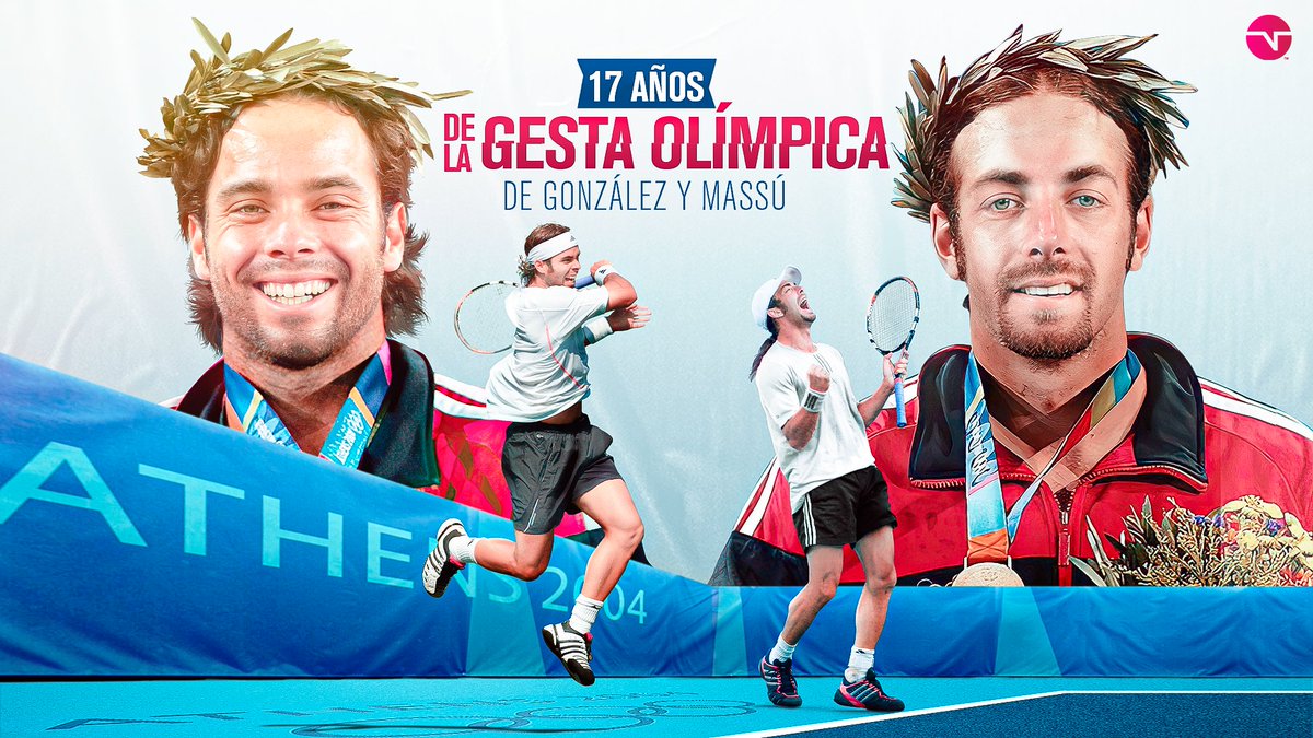 TNTSportsCL's tweet photo. 🤩🥇🎾

El 21 de agosto de 2004, tras un maratónico duelo, @fergonzalezel y @massunico se transformaron en los primeros deportistas del @TeamChile_COCH en conquistar la medalla de oro, en los Juegos Olímpicos de Atenas.

¿Qué estabas haciendo y cómo recuerdas esa jornada? https://t.co/ZlocrloZ3s