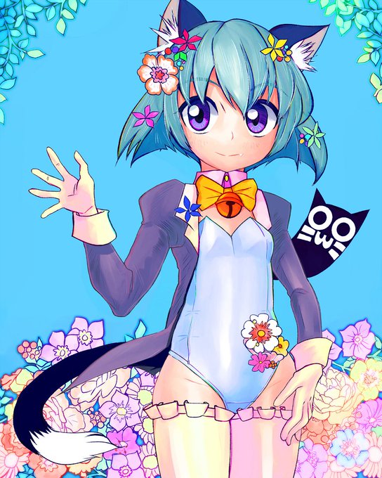 [R-18] バニーの日第二ラウンドにお届けするちび闇ちゃんまとめ #ふたばちゃんねる #ちび闇ちゃん #虹裏メイド #猫耳 #バニースーツ #マイクロビキニ #水着  