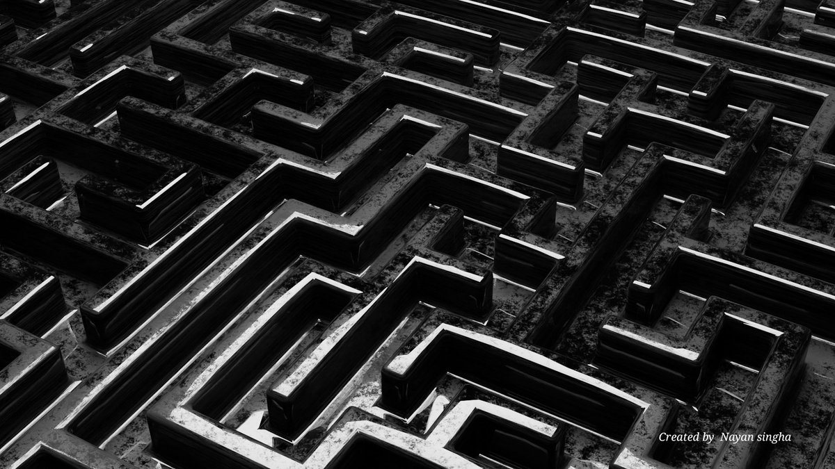 Metallic maze 

#3D #abstract #MazeRunner