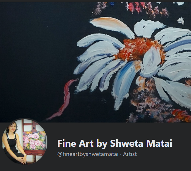 vishkm's tweet photo. I have had the opportunity of seeing some of the #art pieces in the making....love the simplicity, creativity and stories. Do explore  Fine Art by Shweta Matai https://t.co/alUXnn4sva
Glad to see that you are taking your passion to the next level  Shweta 🙂 All the very best. https://t.co/7qumBLk124