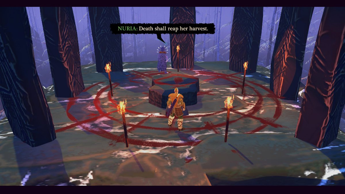 TheWayOfWrath's tweet image. Thein Tribes believe Earth to be a cannibal that devours all it gives birth to. Slaughtered corpses left to rot on the battlefield are seen as Death's Harvest. 👻💀

✨Wishlist 💫 thewayofwrath.com/wishlist

#screenshotsaturday #gaming #videogames #indiegames