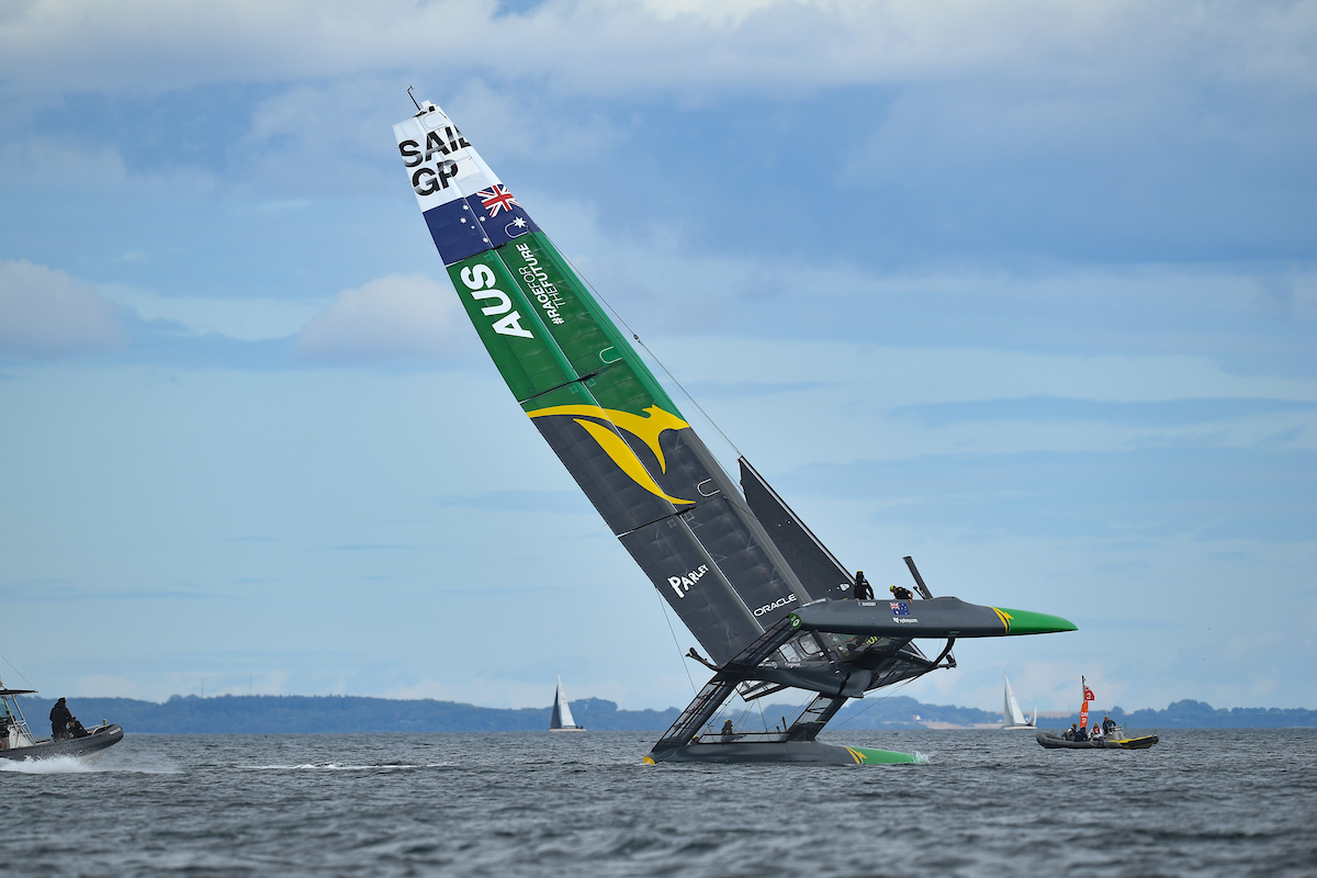 Cognizant's tweet image. That was an impressive win, Australia! Congratulations to all teams for an exciting day on the water. Let’s continue making history with @SailGP, the world’s first climate-positive sail racing championship. #ProudSponsors #DenmarkSGP #RacefortheFuture
