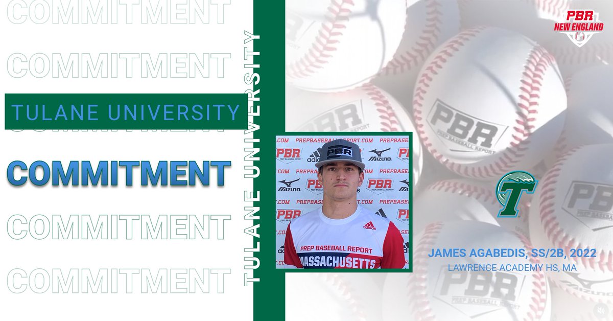 ⚾ Commitment Corner - <a href="/agabedis/">James Agabedis III</a>

🗣️ Congrats to the Lawrence Academy High School product in the 2022 Class on his commitment to <a href="/GreenWaveBSB/">Tulane Baseball</a>

Agabedis’s Profile 👉bit.ly/3k3ydxw
Commitment Insider 👉bit.ly/3mg7IYq
