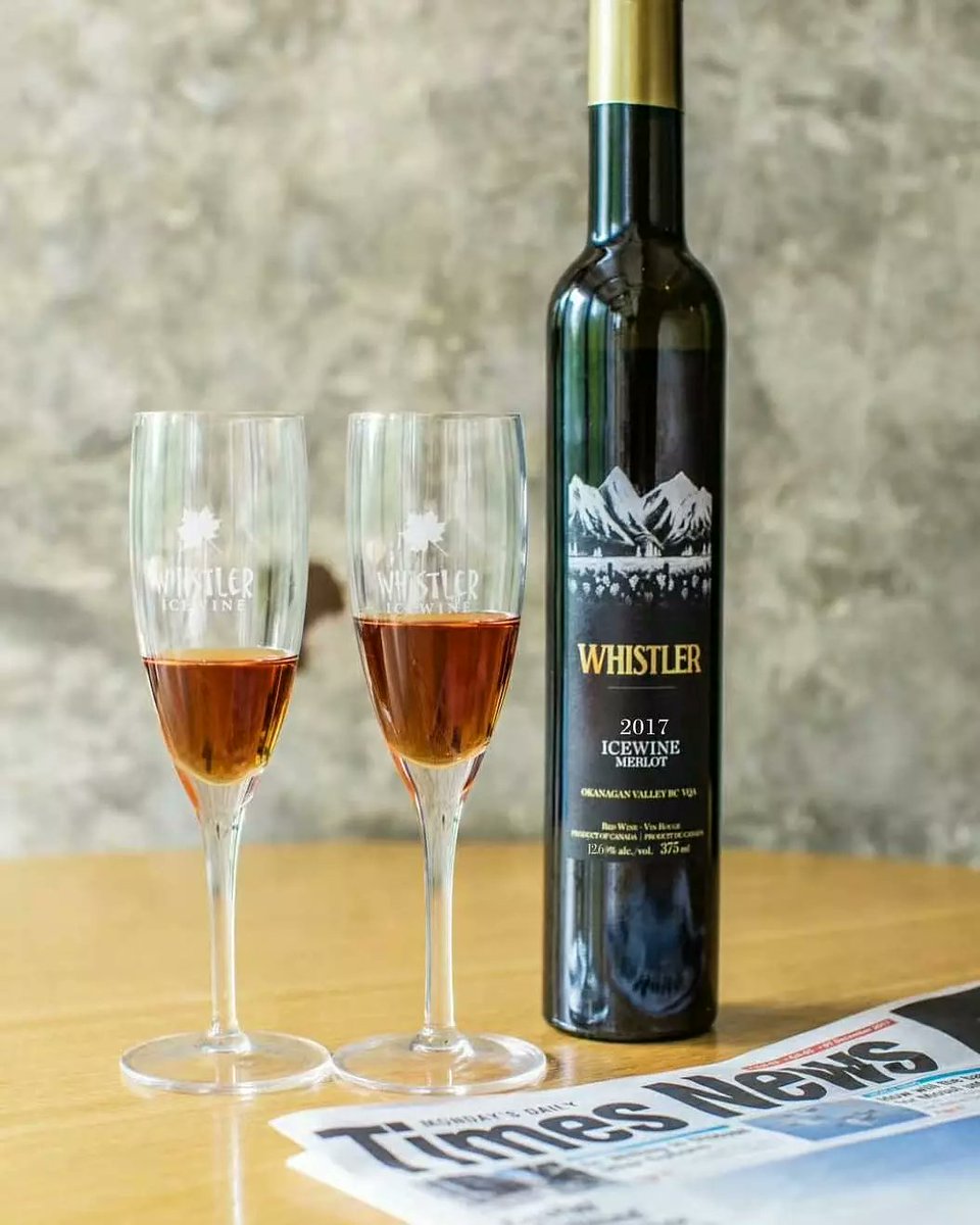 New vintage Whistler 2017 Merlot icewine now available in Europe. Perfect to drink by itself or pair with chocholate desserts. 
<a href="/SaboresdeCanada/">Sabores de Canadá</a> <a href="/TasteofE/">TasteofCanadaEurope</a> <a href="/CoastalDelight/">Coastal Delight Fine Food & Drinks</a> #coastaldelight #coastaldelightwine #icewine #whistlericewine
