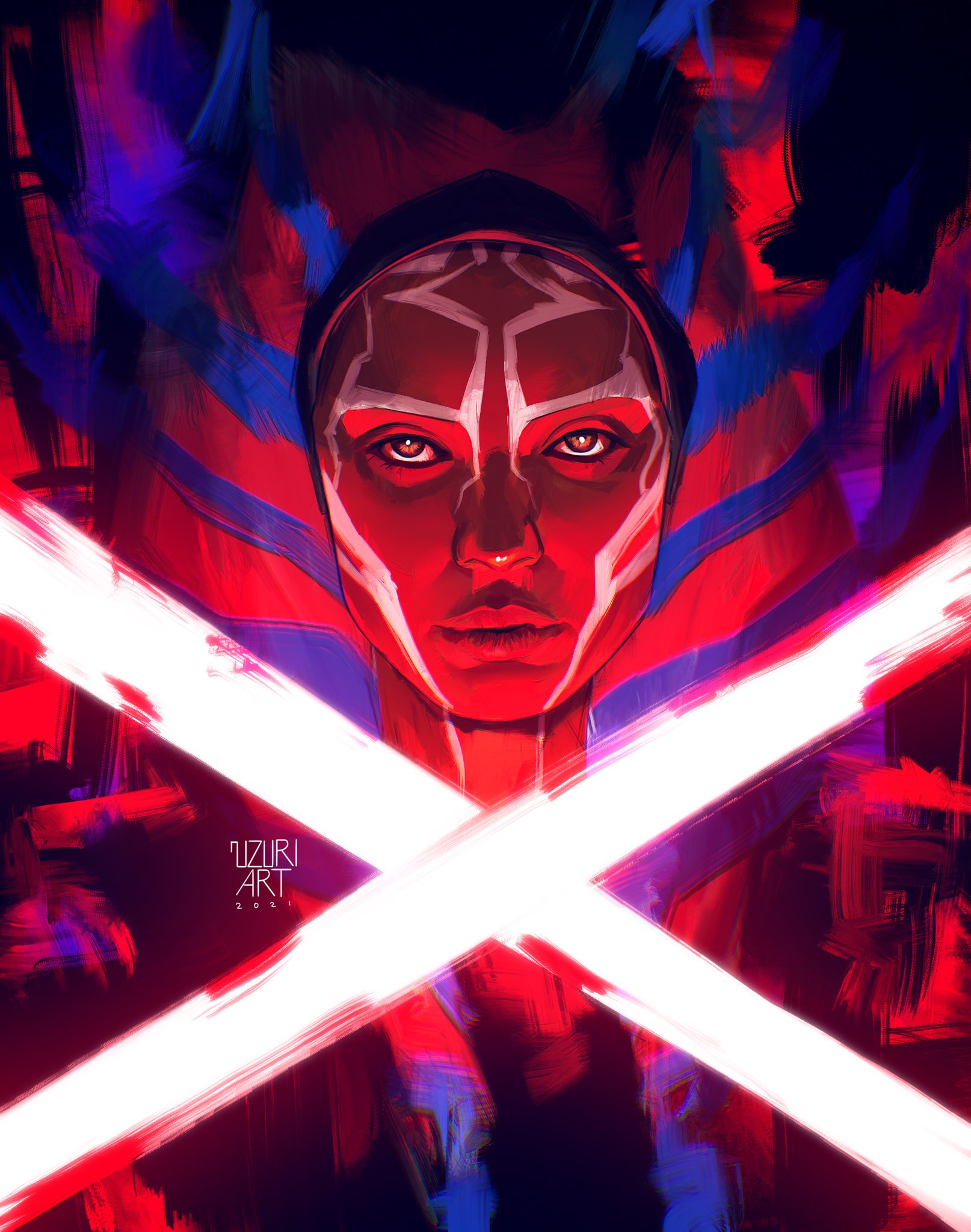 Uzuri Art on X: For this week's #StarWars What If…? I'm imagining an older  Qui-Gon Jinn with his apprentice, Anakin Skywalker. How would things have  been if Qui-Gon had trained him? #digitalart #