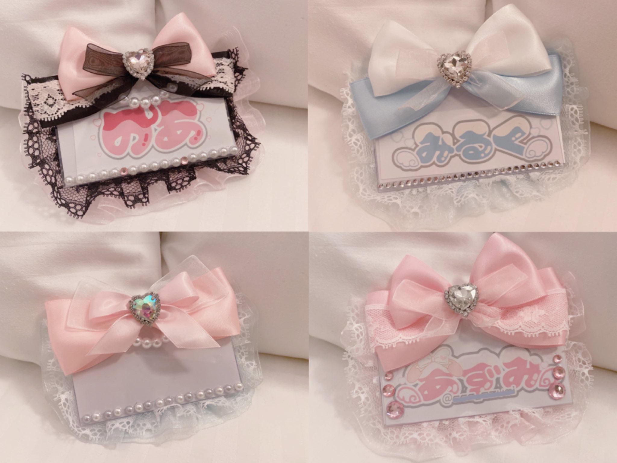 ネームデザイン オーダーページ コンカフェ 名札