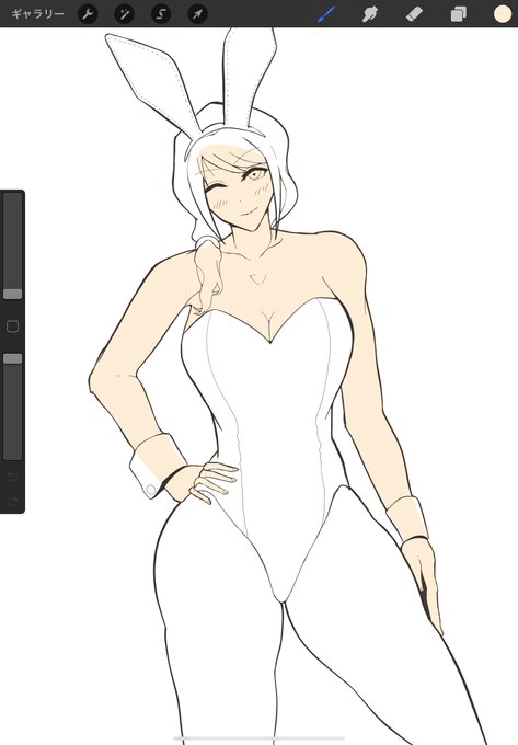 バニーの日気づくの遅すぎたので明日完成させます… 