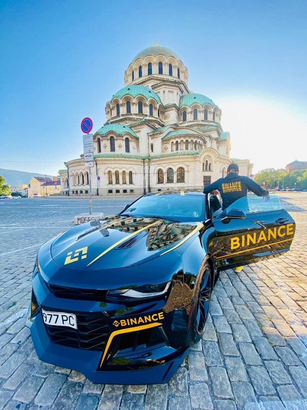 Oh my!! <a href="/cz_binance/">CZ 🔶 BNB</a> 👀👀 

you gotta new car ?