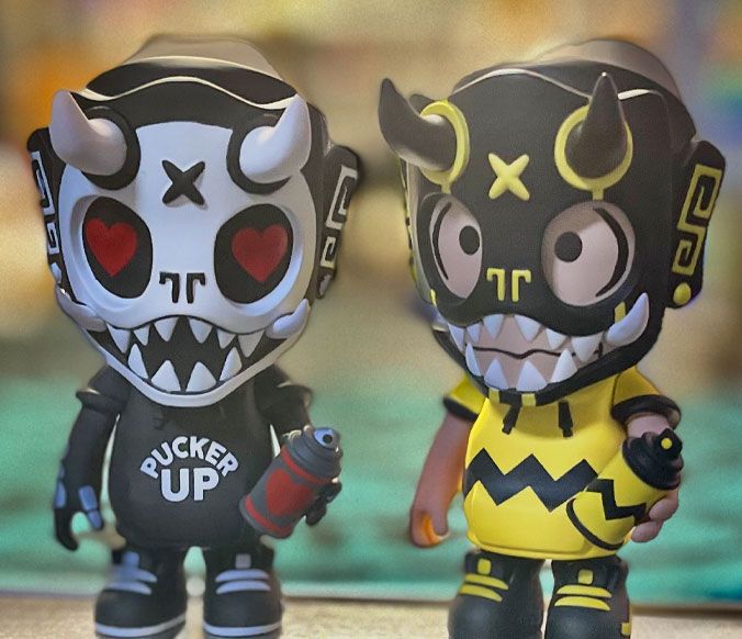spankystokes's tweet photo. Christopher Luke & ibreaktoys Puck the Little Painter release with TTC at DesignerCon London! https://t.co/vAPldqGic1 #ChristopherLuke #DesignerConDCon #Dokebi https://t.co/04GEaedQut