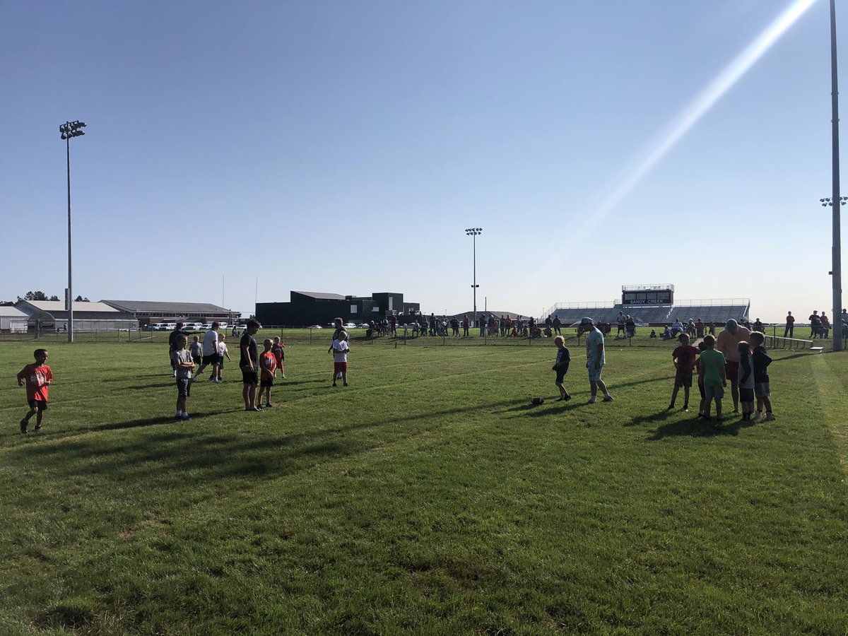 What a way to start the weekend! Week 1 of EFL was a blast! Kids competed hard! #BCF