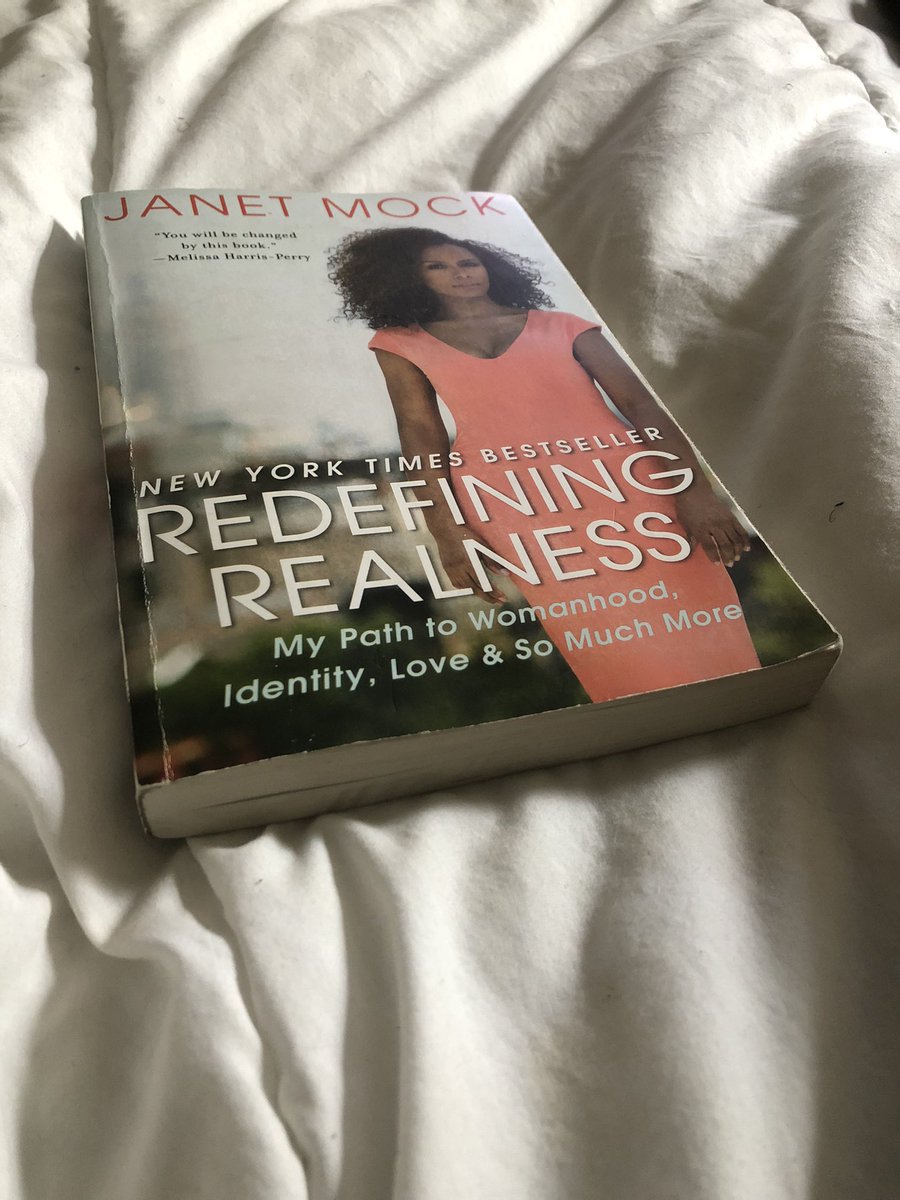 I’m in bed — Redefining Realness with @janetmock. What ya doin’?