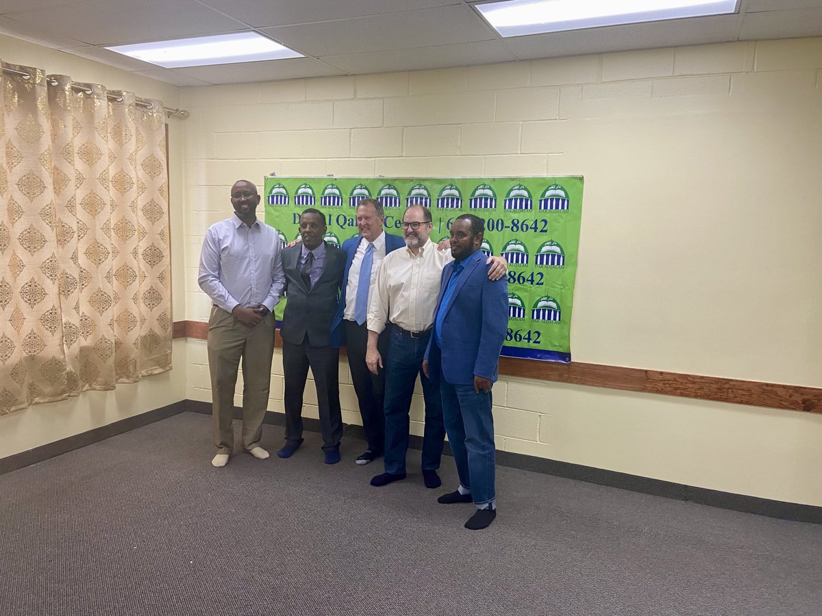mpls_kevin's tweet image. It was an honor to attend the Jumu’ah prayer service yesterday at the Dar Al-Qalam Islamic Center. It&apos;s always a pleasure to meet with our East African neighbors and leaders to better serve and meet the needs of this community. Thank you for your hospitality and kindness!