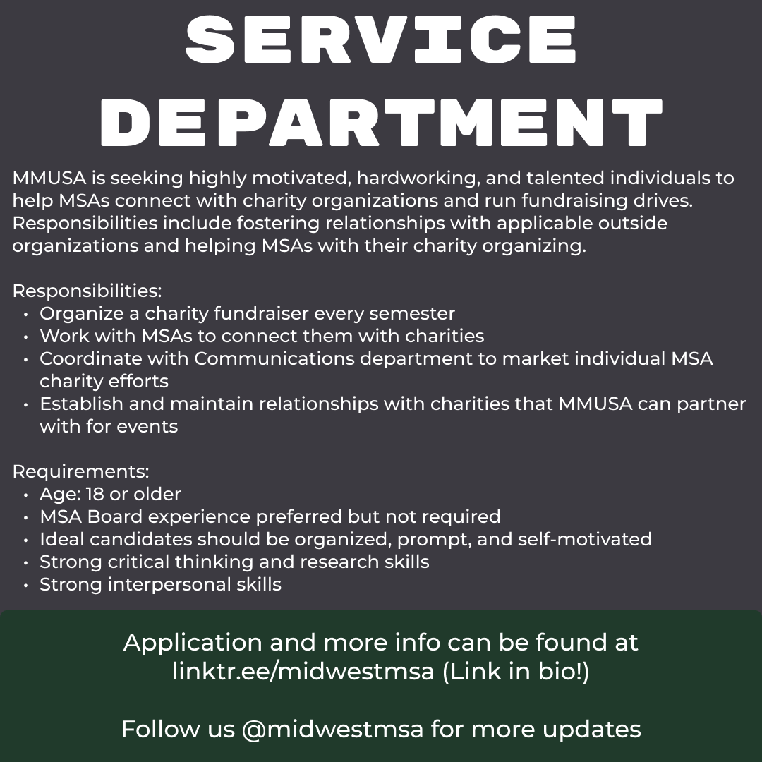 MMUSA is expanding our team this year to take on more projects and help Midwest MSAs this year in any way we can! Come join our team and help us help MSAs!
.
#mmusa #msa #islam #midwest #muslimstudent #muslim #college #studentorg #youngmuslim