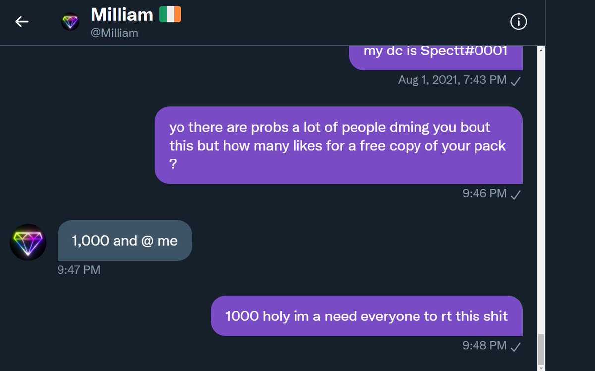 HOLY FUCK <a href="/Milliam/">Milliam 💎</a> RT RT