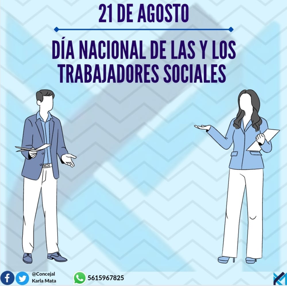 KarlaMataSalas's tweet photo. El 28 de abril del 2021 con 439 votos a favor, 1 en contra y 2 abstenciones, el H. Congreso de la Unión aprobó el decreto para declarar el 21 de agosto como Día Nacional de l@s Trabajadores Sociales.
#DíaNacionalDeLasYLosTrabajadoresSociales
#TuConcejalEnIztacalco
#TeamSTCyJM https://t.co/bYuTtAUxGw
