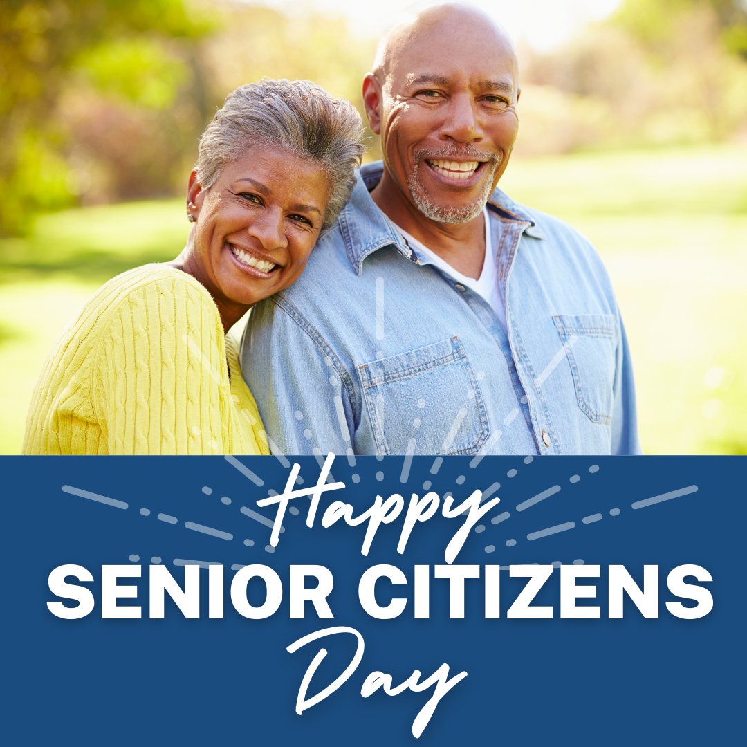 We're happy to serve our #seniorcitizens - Happy National Senior Citizens Day!

#NationalSeniorCitizensDay #AgewithPride #Seniorcare #Community