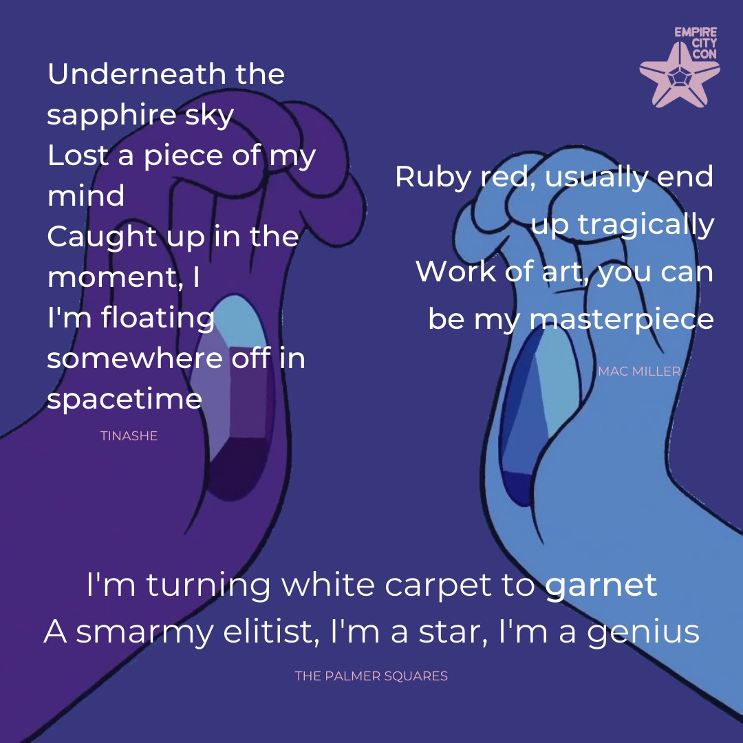 EmpireCityCon's tweet photo. #rupphire #stevenuniverse https://t.co/jmJf0dXGAA